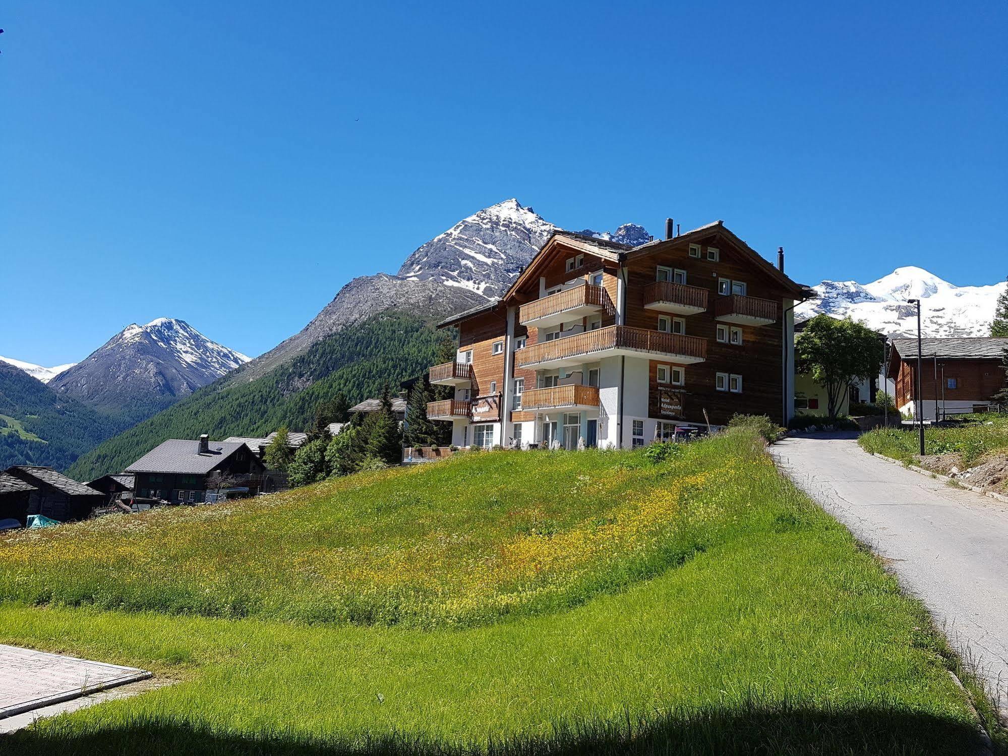 Hotel Alpenperle Saas-Fee Eksteriør bilde