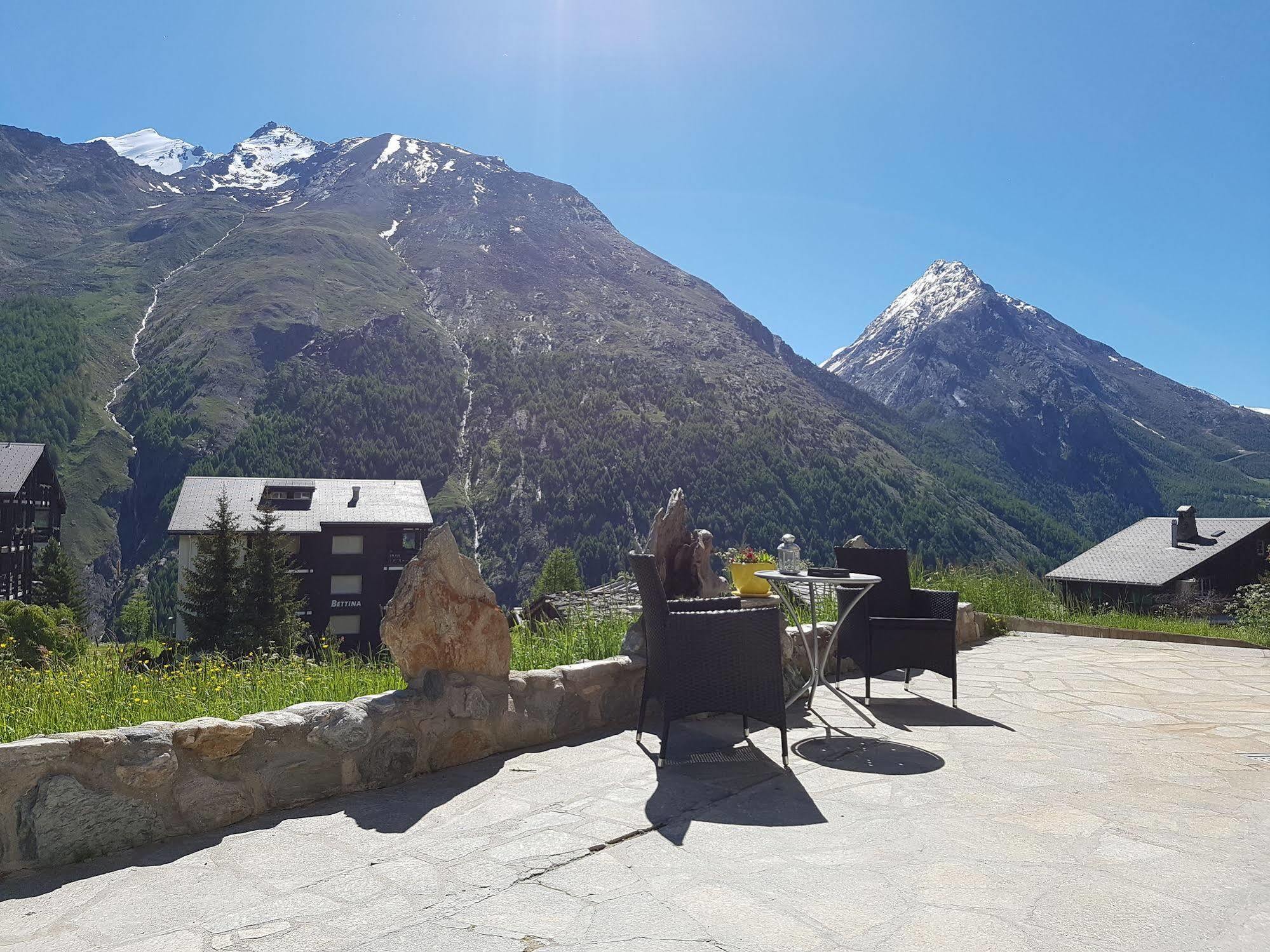 Hotel Alpenperle Saas-Fee Eksteriør bilde