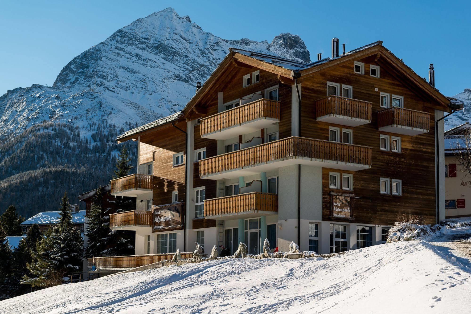 Hotel Alpenperle Saas-Fee Eksteriør bilde