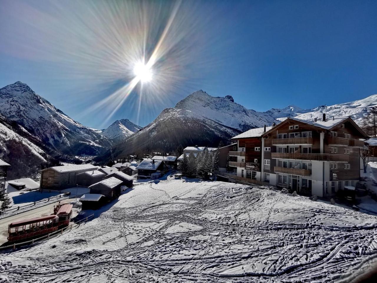 Hotel Alpenperle Saas-Fee Eksteriør bilde